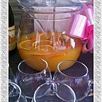 recette Cocktail , rhum , vin blanc , orange
