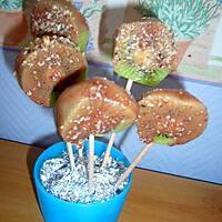 recette Sucettes de kiwis au chocolat....