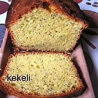 recette Cake au citron et aux graines de pavot