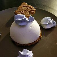 recette bavarois poire sur lit de speculoos