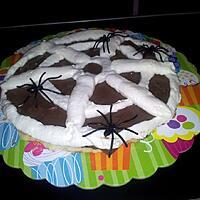 recette La tarte Halloween et sa toile d'araignée