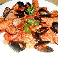 recette RISO ALLO SCOGLIO