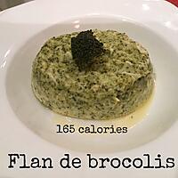 recette FLAN DE BROCOLIS