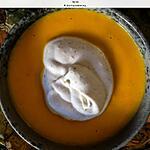 recette Velouté de butternut et crème fouettée au café blue montain