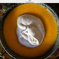 recette Velouté de butternut et crème fouettée au café blue montain