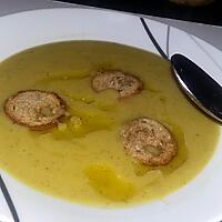 recette Velouté de potiron,courgettes, carotte, parmesan