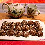 recette Crinkles au Chocolat Noir
