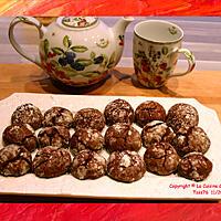 recette Crinkles au Chocolat Noir