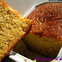 recette cake orange, pavot sans gluten