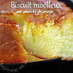 recette Biscuit moelleux aux amandes et oranges