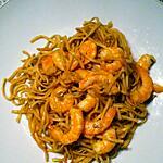 recette Pad thaï crevettes