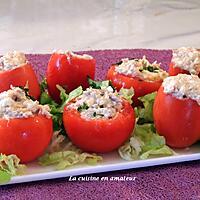 recette Tomates garnies thon et oeufs