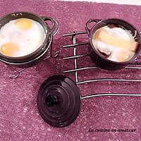 recette oeufs cocotte au micro-ondes