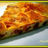 recette quiche au chorizo & tomates