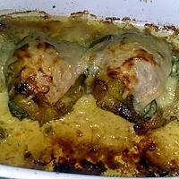 recette Hauts de cuisses de poulet gratinées