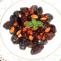 recette PRUNEAUX AU MARSALA ET FRUITS SECS AU MIEL