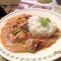 recette Sauté de porc Curry à l'ananas