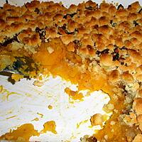 recette Crumble de butternut aux chataîgnes