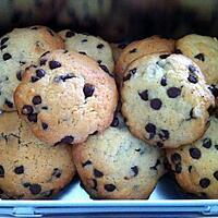 recette Cookies aux pépites de chocolat