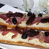 recette Tartines italienne