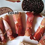 recette Jambon sec au boursin aux noix