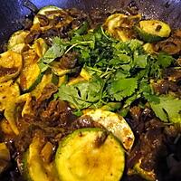 recette Agneau aux courgettes