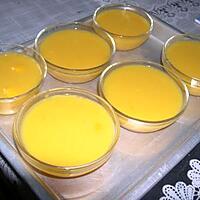 recette Crèmes prises à la mangue