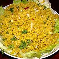 recette Salade de riz brun