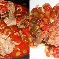 recette TETE DE VEAU SAUCE TOMATE