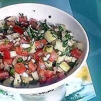 recette SALADE DE TOMATE / CONCOMBRE