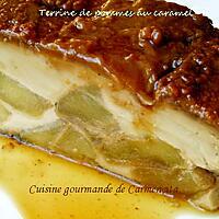 recette Terrine de pommes au caramel