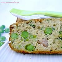 recette Cake aux petits pois et pignons de pin