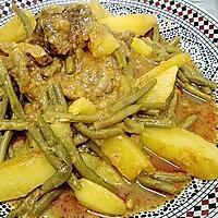 recette TAJINE D'HARICOT VERT