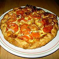 recette Tarte au chèvre et à la tomate