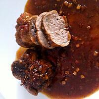 recette Paupiettes de veau sauce balsamique