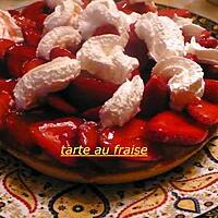 recette TARTE AUX FRAISE