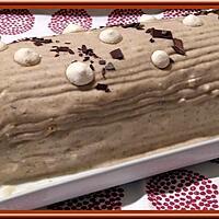 recette Bûche chocolat et mousse de marrons