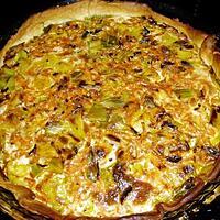 recette quiche aux carrottes et poireaux