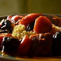 recette Tajine d'agneau au potiron, pruneaux et abricots secs