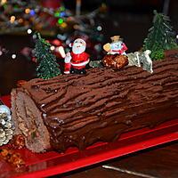 recette BUCHE DE NOEL CHOCO POIRE DE GRAND MAMAN