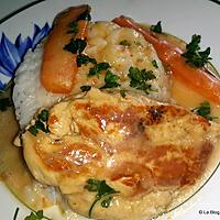 recette Poulet à la crème