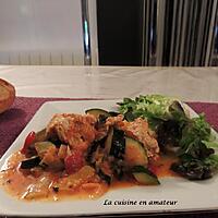 recette Légumes et dinde à la crème