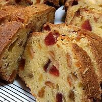 recette CAKE ROYAL AUX FRUITS CONFITS, MA RECETTE TRADITIONNELLE