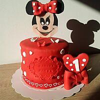 recette Gâteau d'anniversaire:Théme minnie