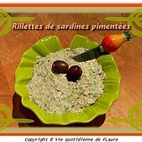 recette Rillettes de sardines pimentées