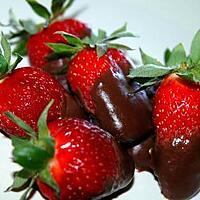 recette Fraises au chocolat