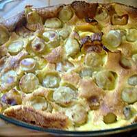 recette clafoutis banane abricot