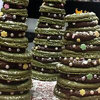 recette Macarons sapin de Noël