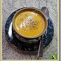 recette Velouté crémeux potiron, carotte, au gingembre