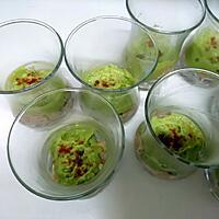 recette Verrines de saumon et avocat